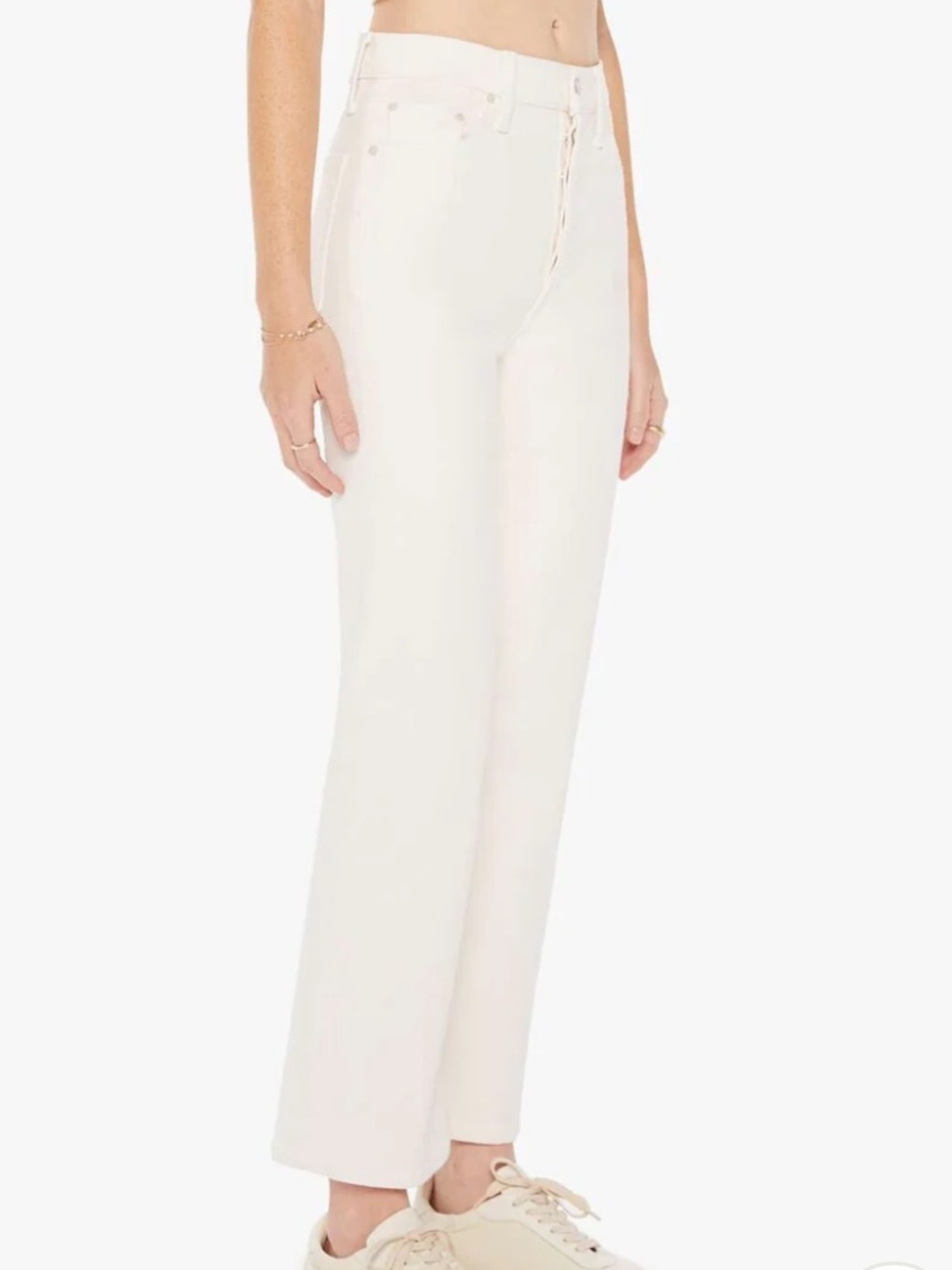 Mother Denim - The Tripper  Ankle in Cream Puffs